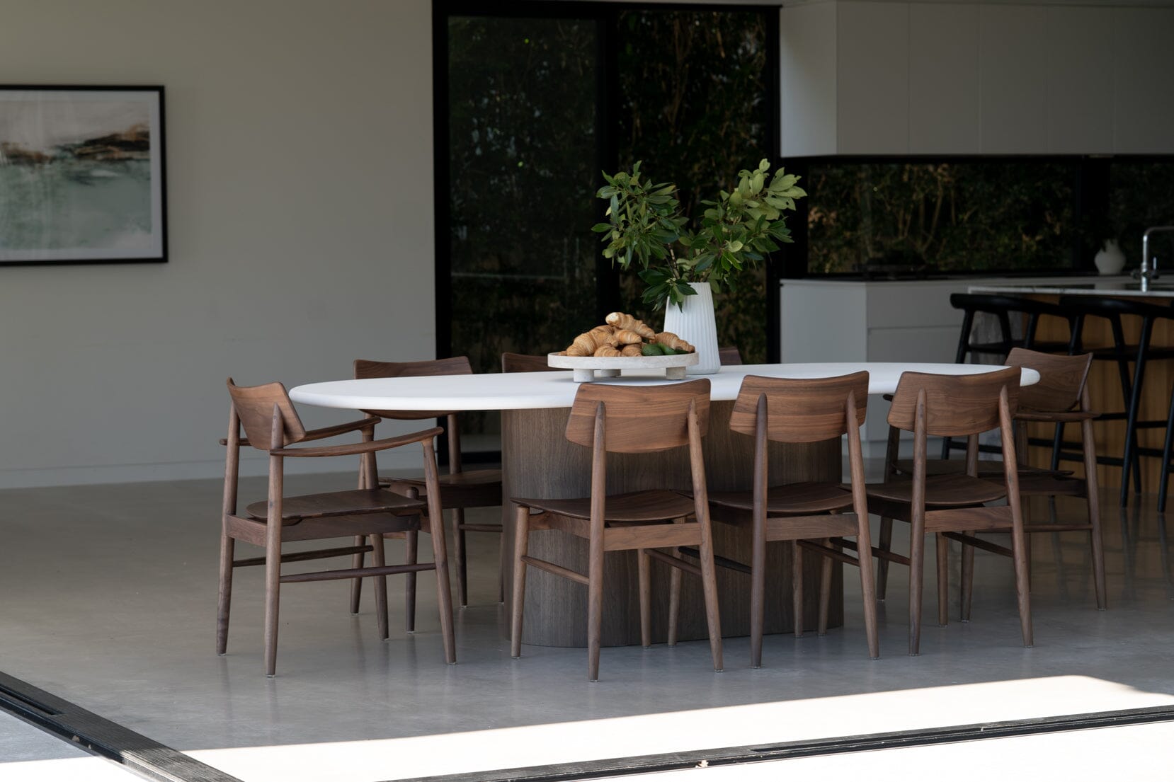 Jansen American Oak Dining Chair - Walnut Sun Republic 