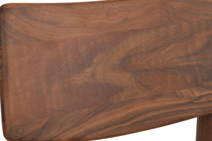Jansen American Walnut Dining Chair with Linen Seat Sun Republic 