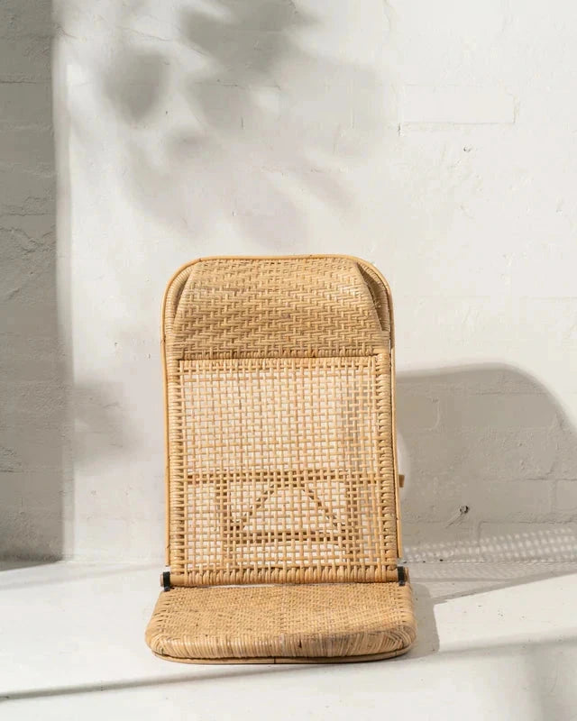 Jase Beach Portable Rattan Beach Chair Sun Republic 