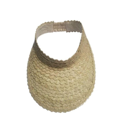 Jozie Natural Sun Visor - Cream, Black, Tan Sun Republic 