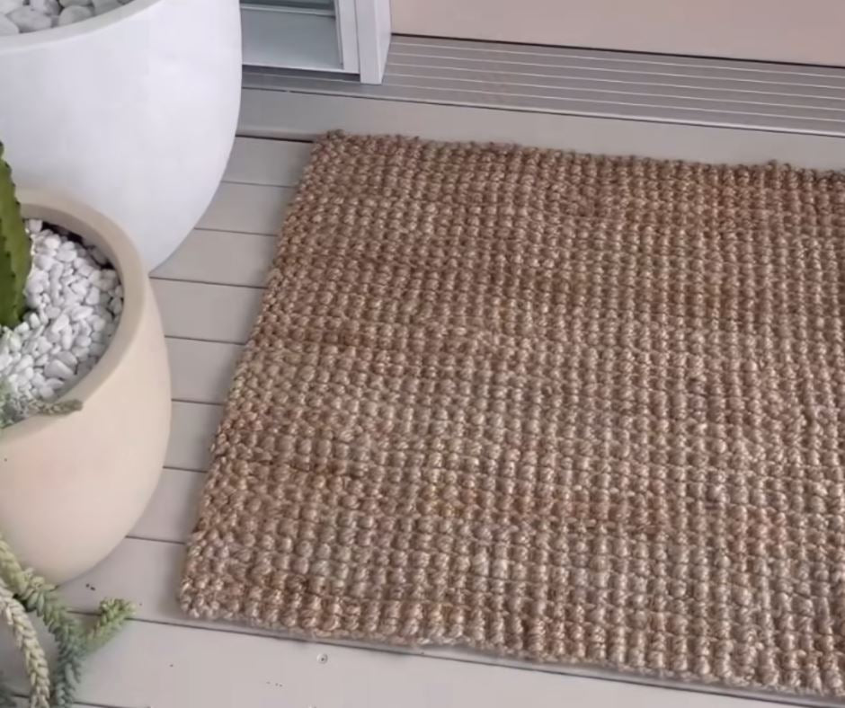 Jute Floor Mat - Large Underlay Door Mates 