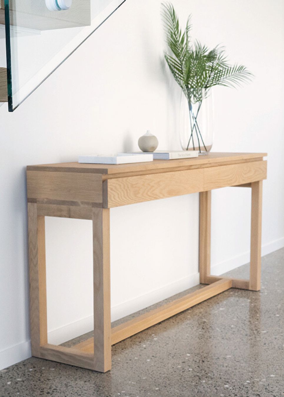 Kairi American Oak Console Table - 110cm & 160cm Sizes Sun Republic 