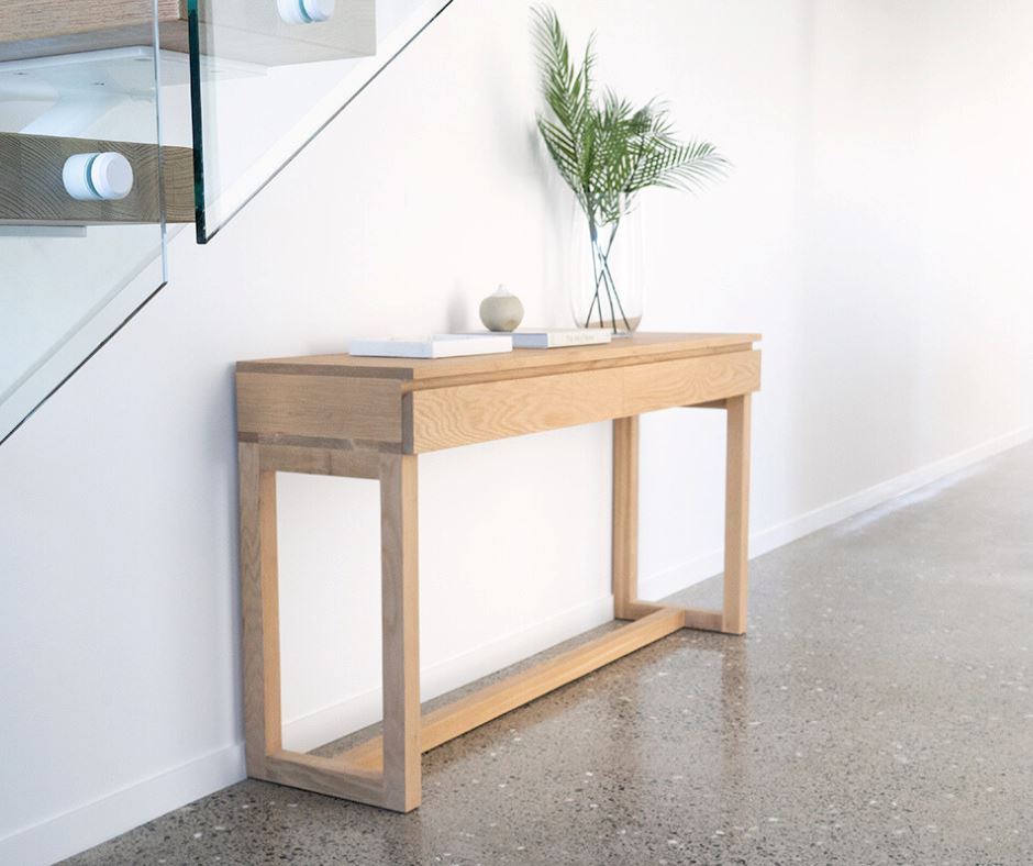 Kairi American Oak Console Table Sun Republic 