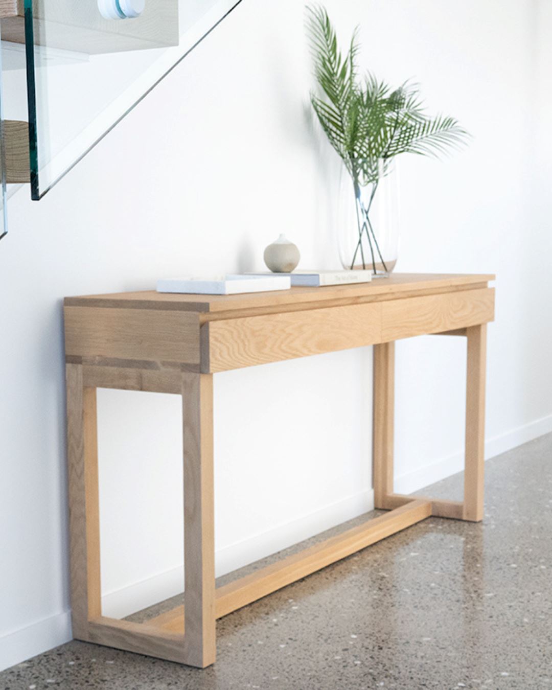 Kairi American Oak Console Table Sun Republic 