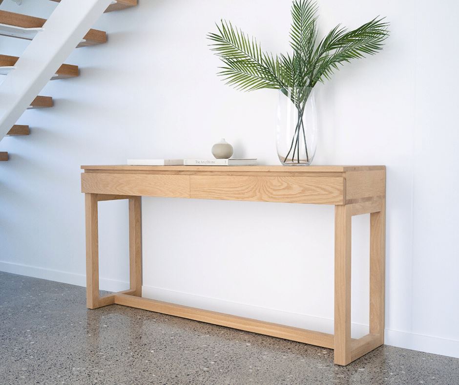 Kairi American Oak Console Table Sun Republic 