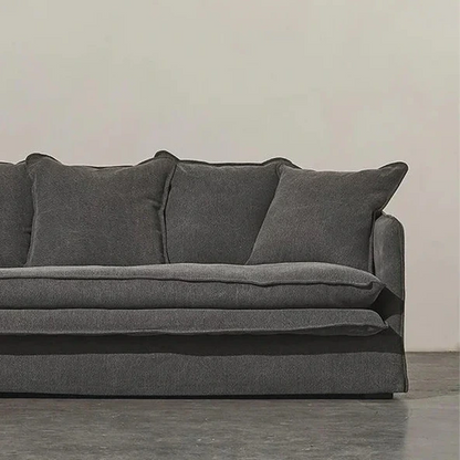 Keilani Four Seater Sofa - Asphalt/Charcoal 