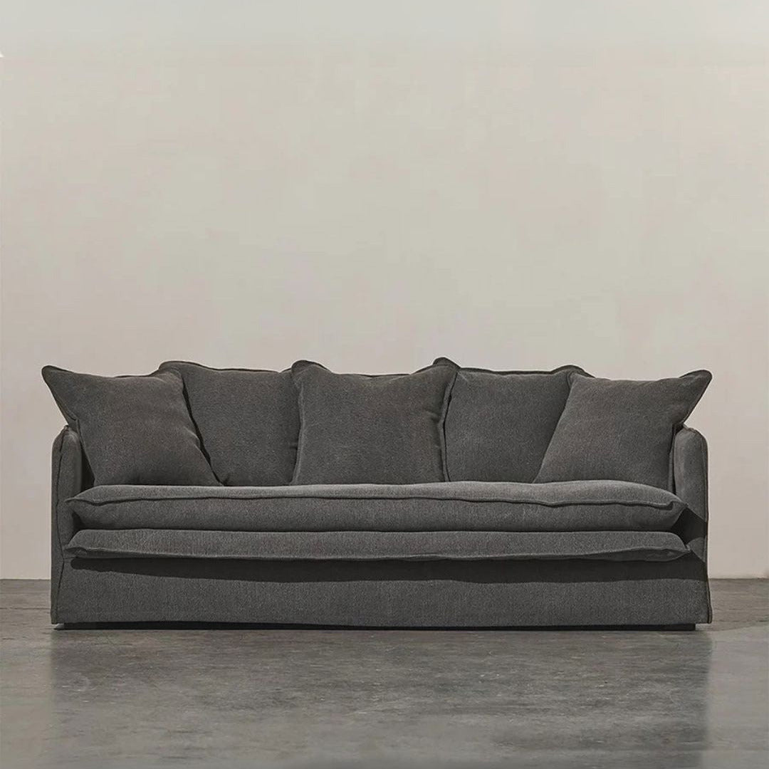 Keilani Four Seater Sofa - Asphalt/Charcoal 
