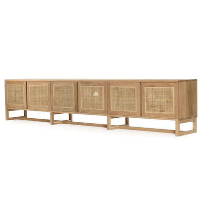 Kiera American Oak Entertainment Unit  300cm Sun Republic 