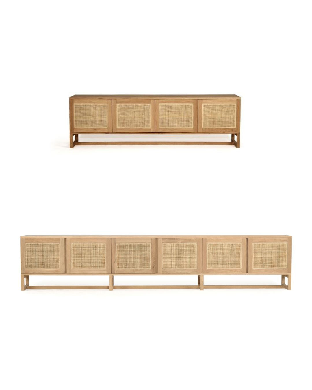 Kiera American Oak Entertainment Unit - 200cm & 300cm Sun Republic 