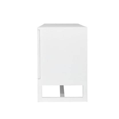 Product image of Kiera White Entertainment Unit 300cm Sizes with 6 Doors from Sun Republic 
