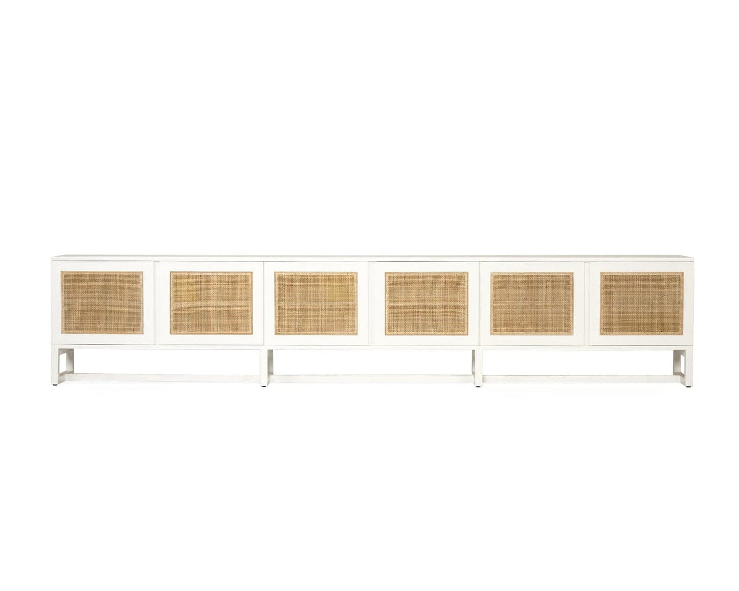 Kiera White American Oak Entertainment Unit - 200cm & 300cm Sizes Sun Republic 