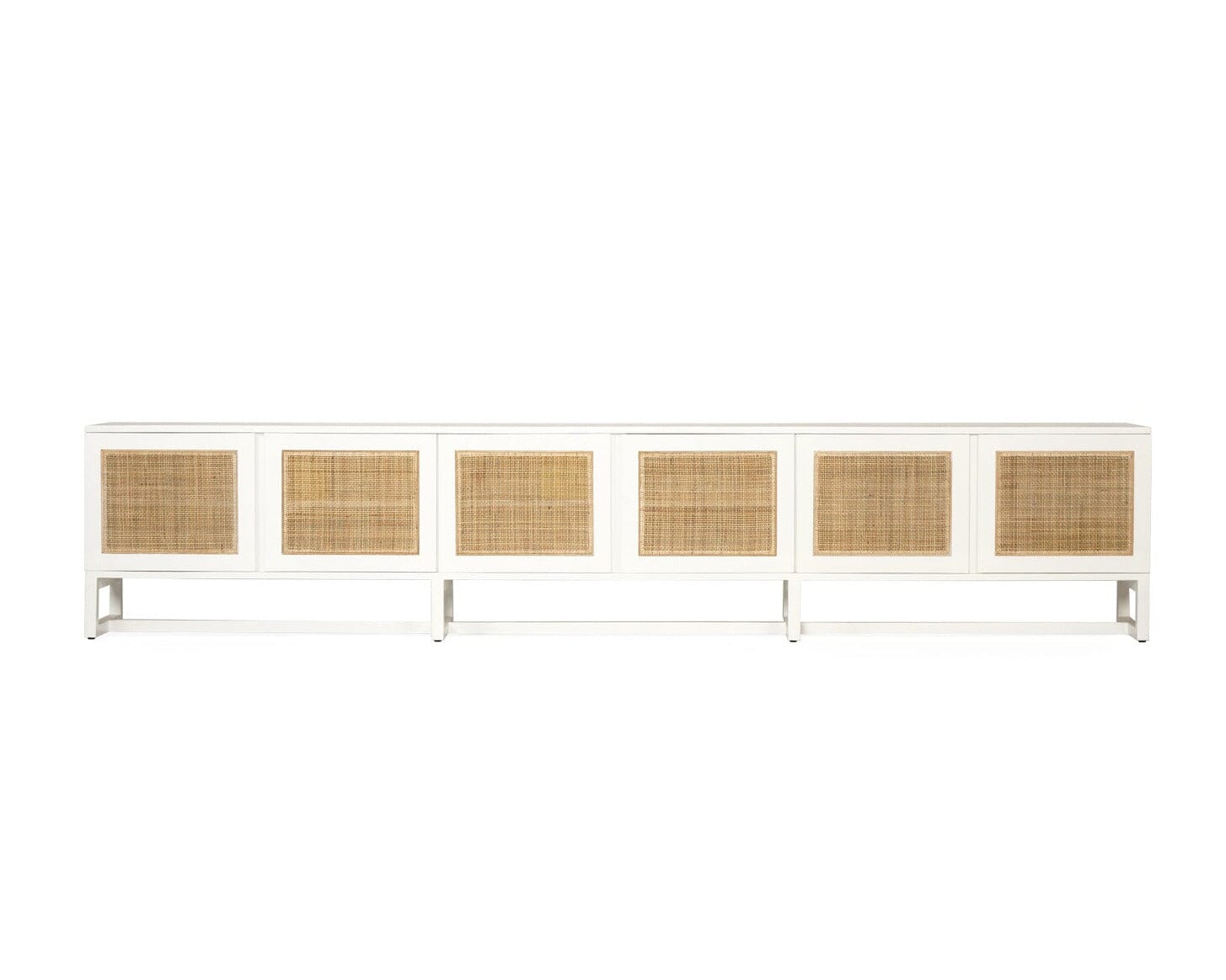 Kiera White American Oak Entertainment Unit - 200cm & 300cm Sizes Sun Republic 