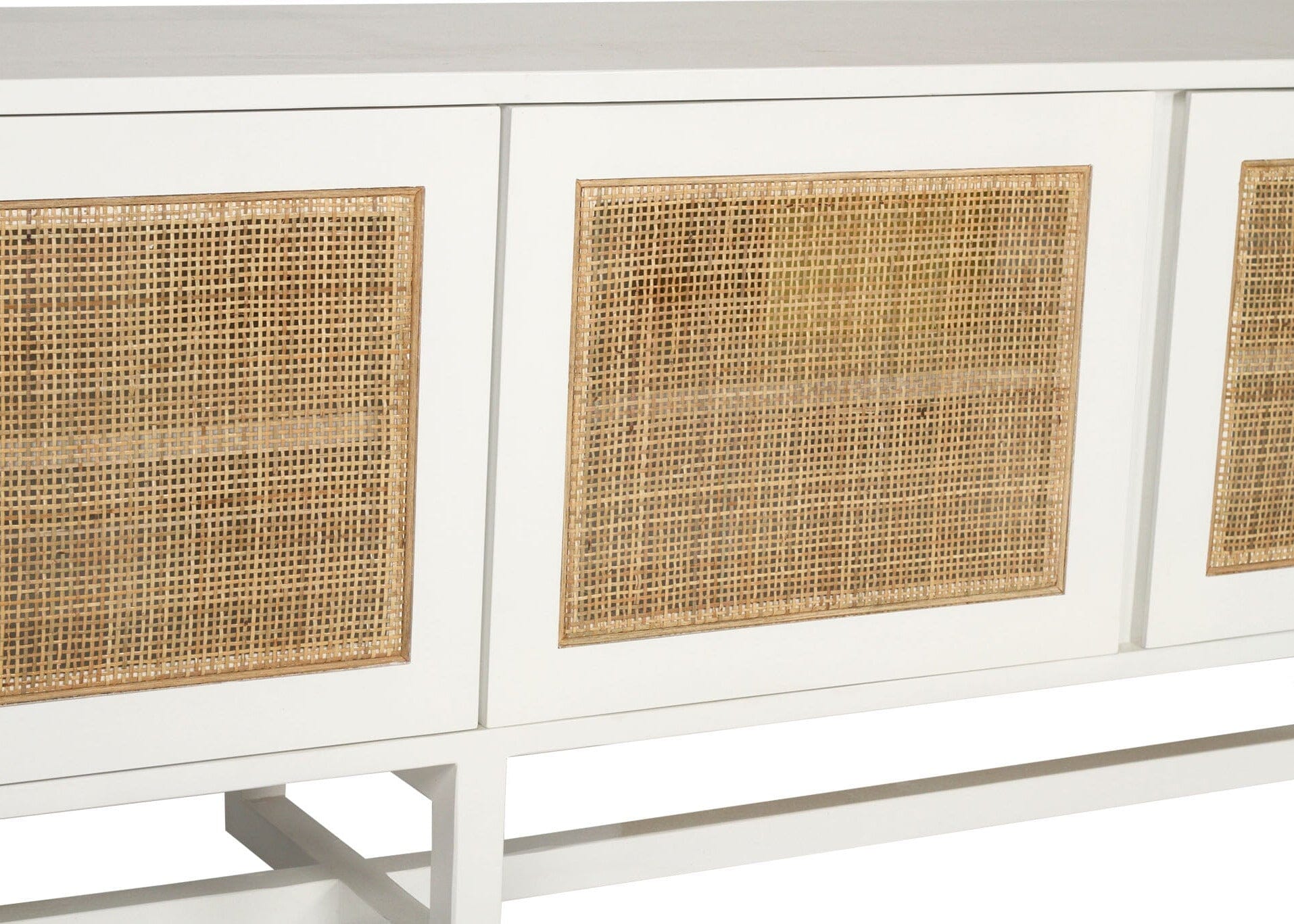 Kiera White American Oak Entertainment Unit - 200cm & 300cm Sizes Sun Republic 