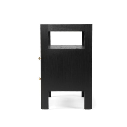 Kingscliff Bedside Table - Black Sun Republic 