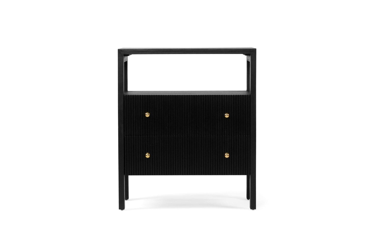 Kingscliff Bedside Table - Black Sun Republic 