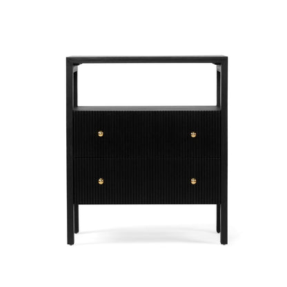 Kingscliff Bedside Table - Black Sun Republic 