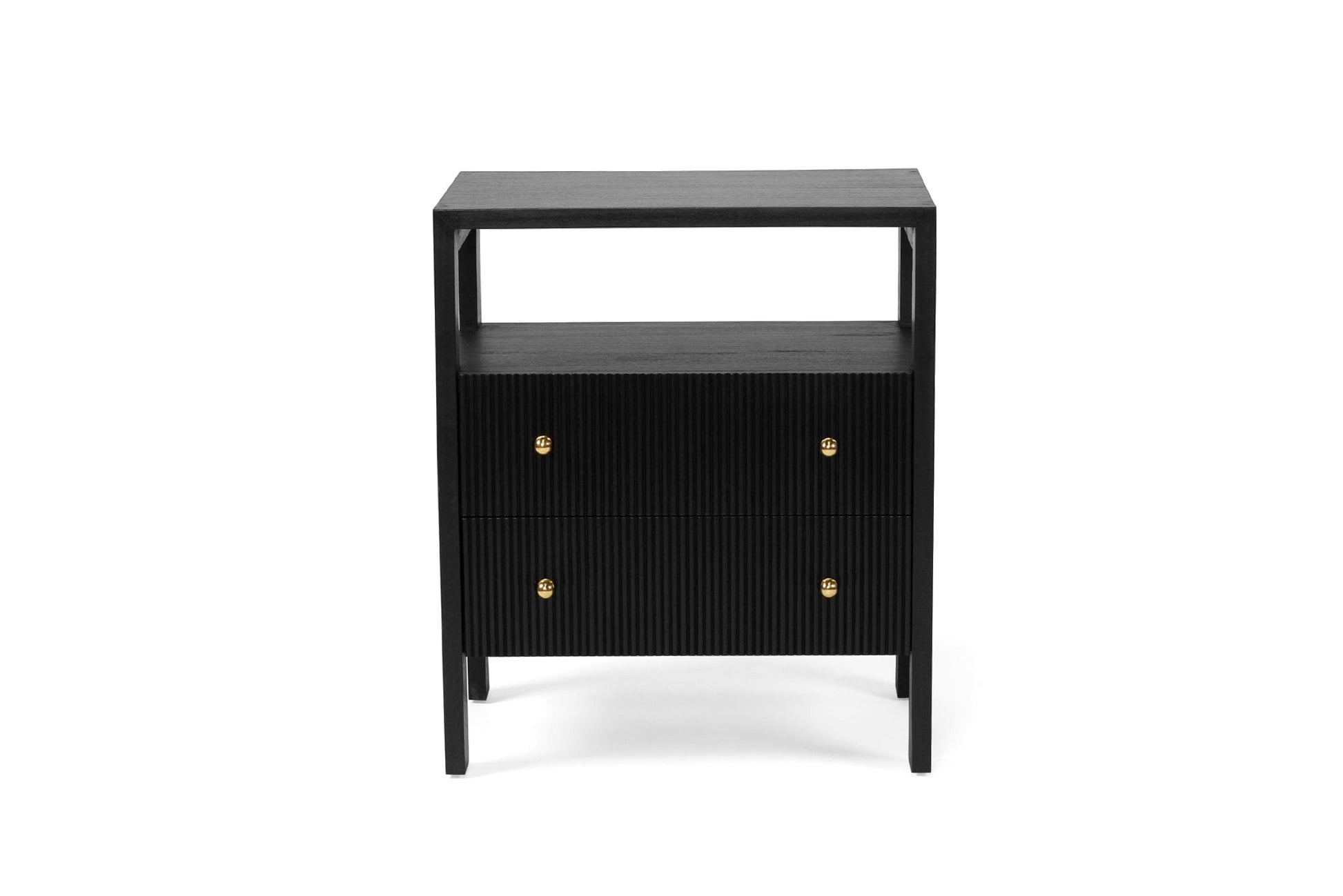 Kingscliff Bedside Table - Black Sun Republic 