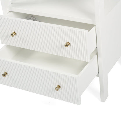 Kingscliff Bedside Table - White Sun Republic 