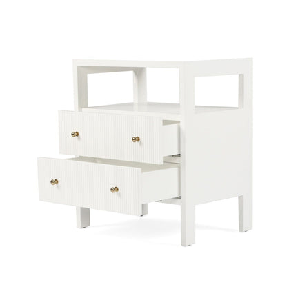Kingscliff Bedside Table - White Sun Republic 