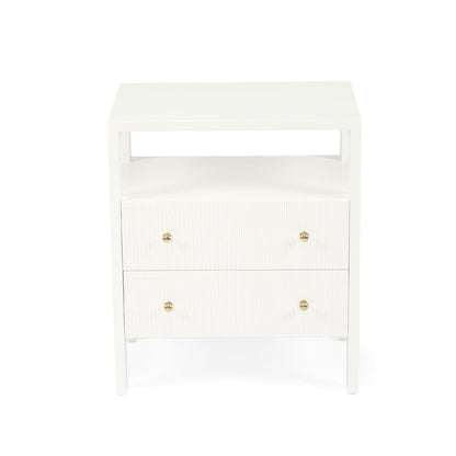 Kingscliff Bedside Table - White Sun Republic 