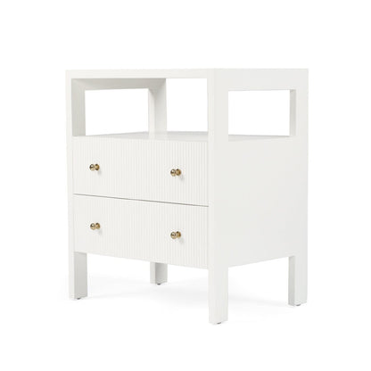 Kingscliff Bedside Table - White Sun Republic 