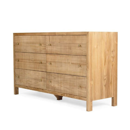 Kingscliff Modern Teak Chest of Drawers Sun Republic 