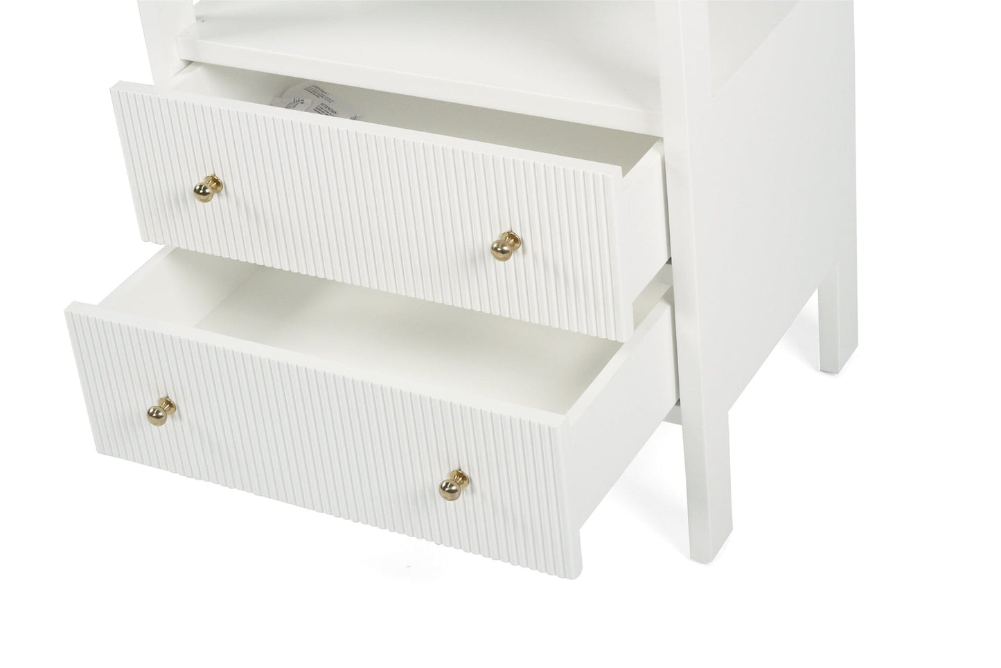 Kingscliff Modern White Nightstand/Bedside Table Sun Republic 