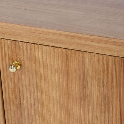 Kingscliff Natural Teak Entertainment Unit - 200cm 