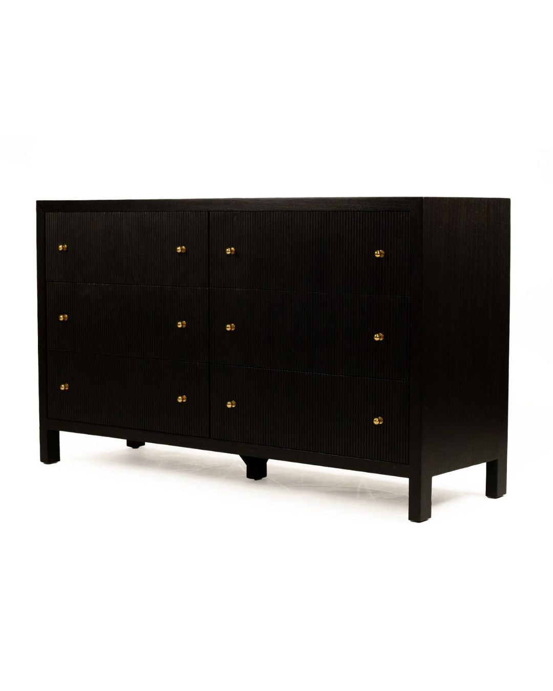 Kingscliff Teak Chest of Drawers - Black Sun Republic 