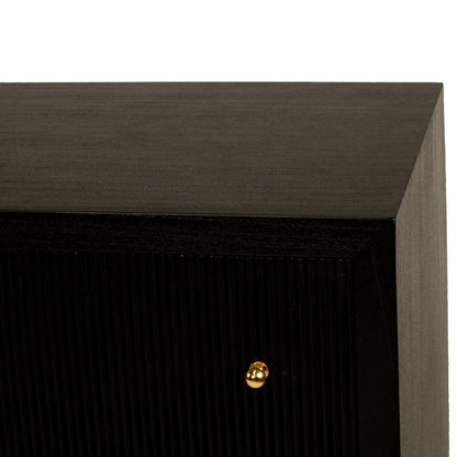 Kingscliff Teak Chest of Drawers - Black Sun Republic 