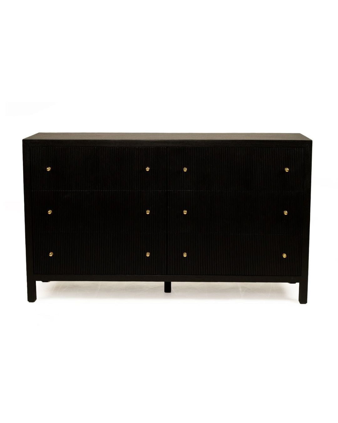 Kingscliff Teak Chest of Drawers - Black Sun Republic 