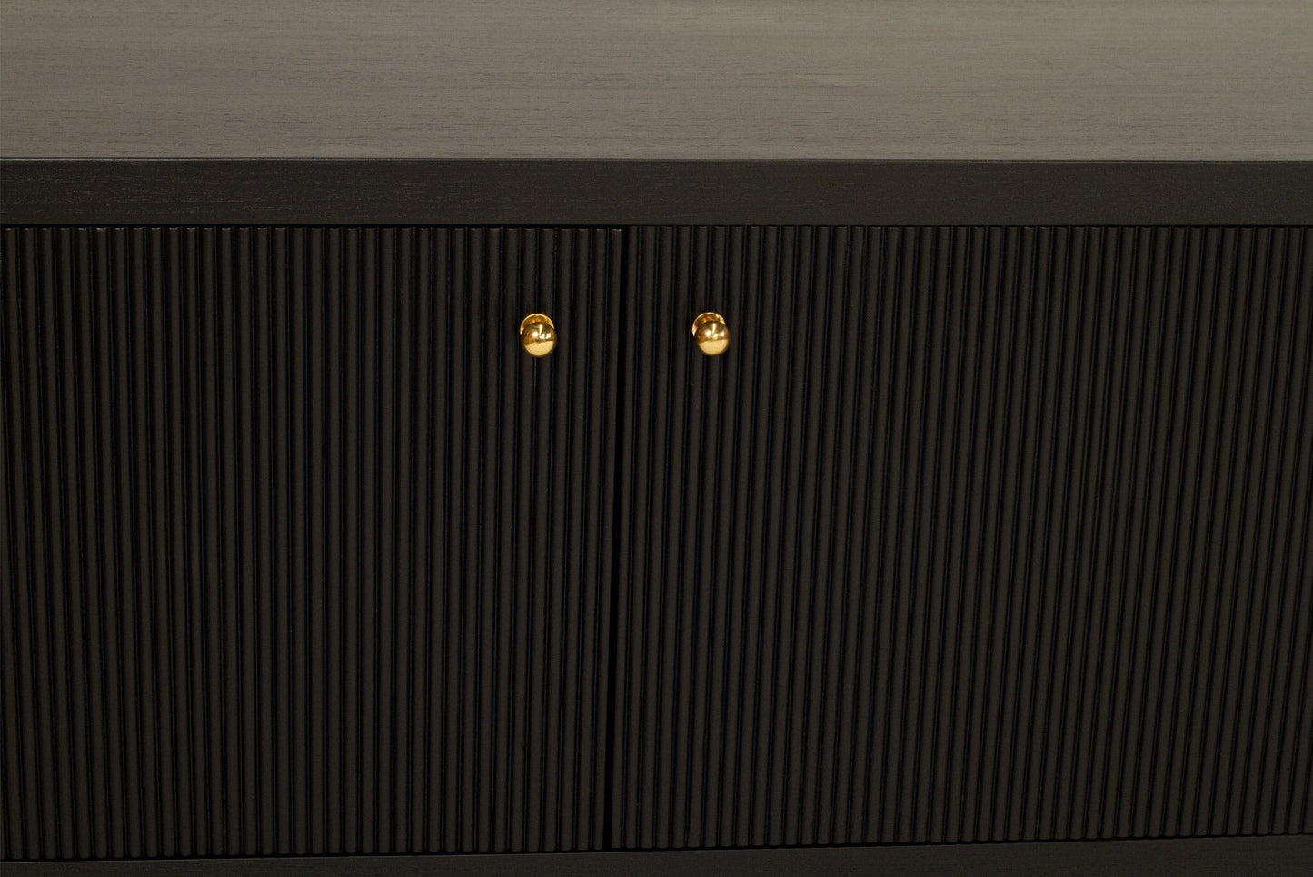 Kingscliff Teak Entertainment Unit - Black - 200cm & 300cm Sizes Sun Republic 