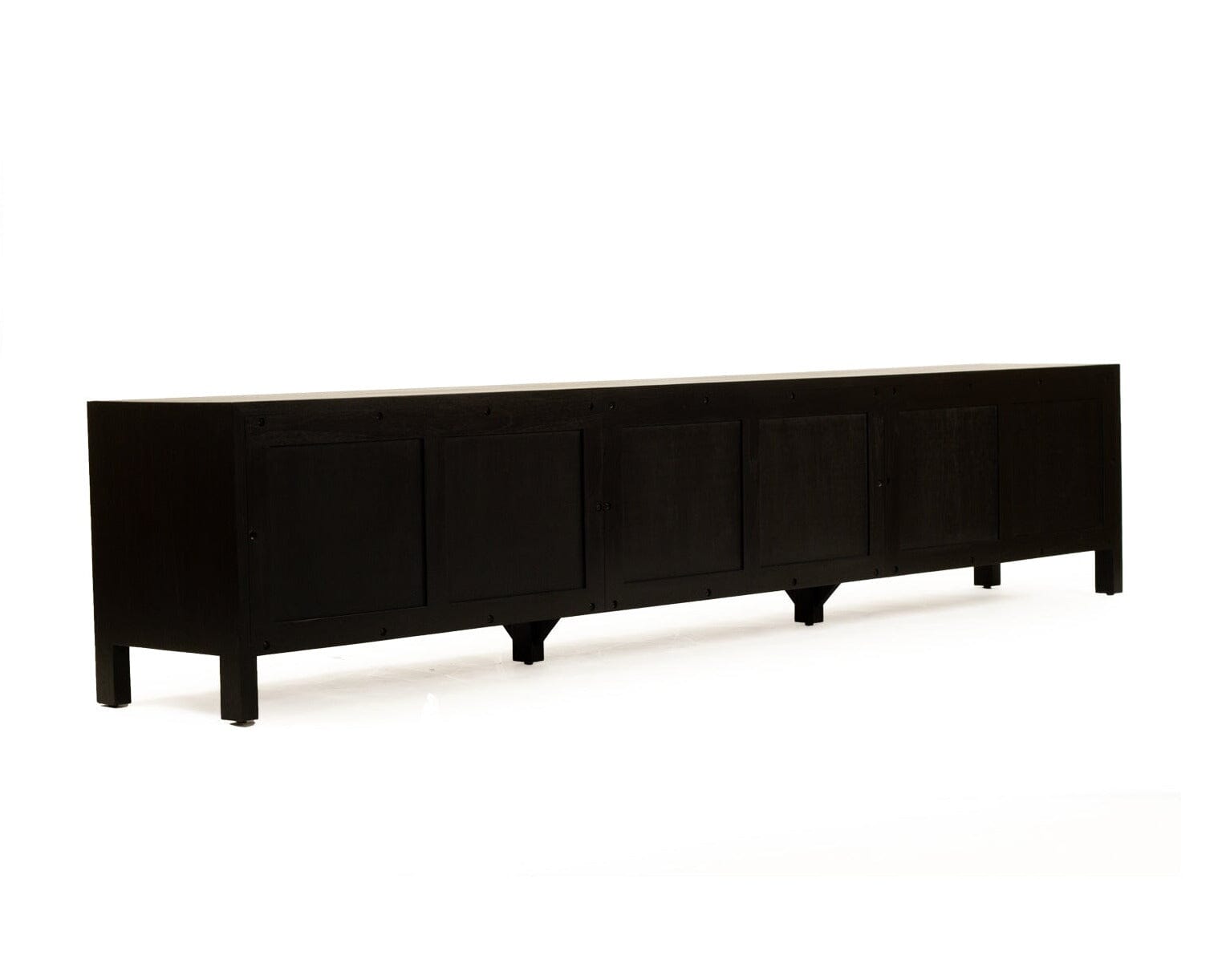 Kingscliff Teak Entertainment Unit - Black - 200cm & 300cm Sizes Sun Republic 