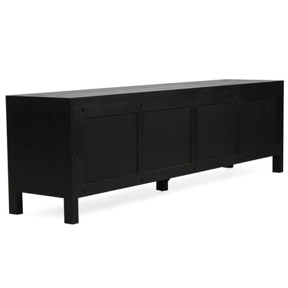 Kingscliff Teak Entertainment Unit - Black