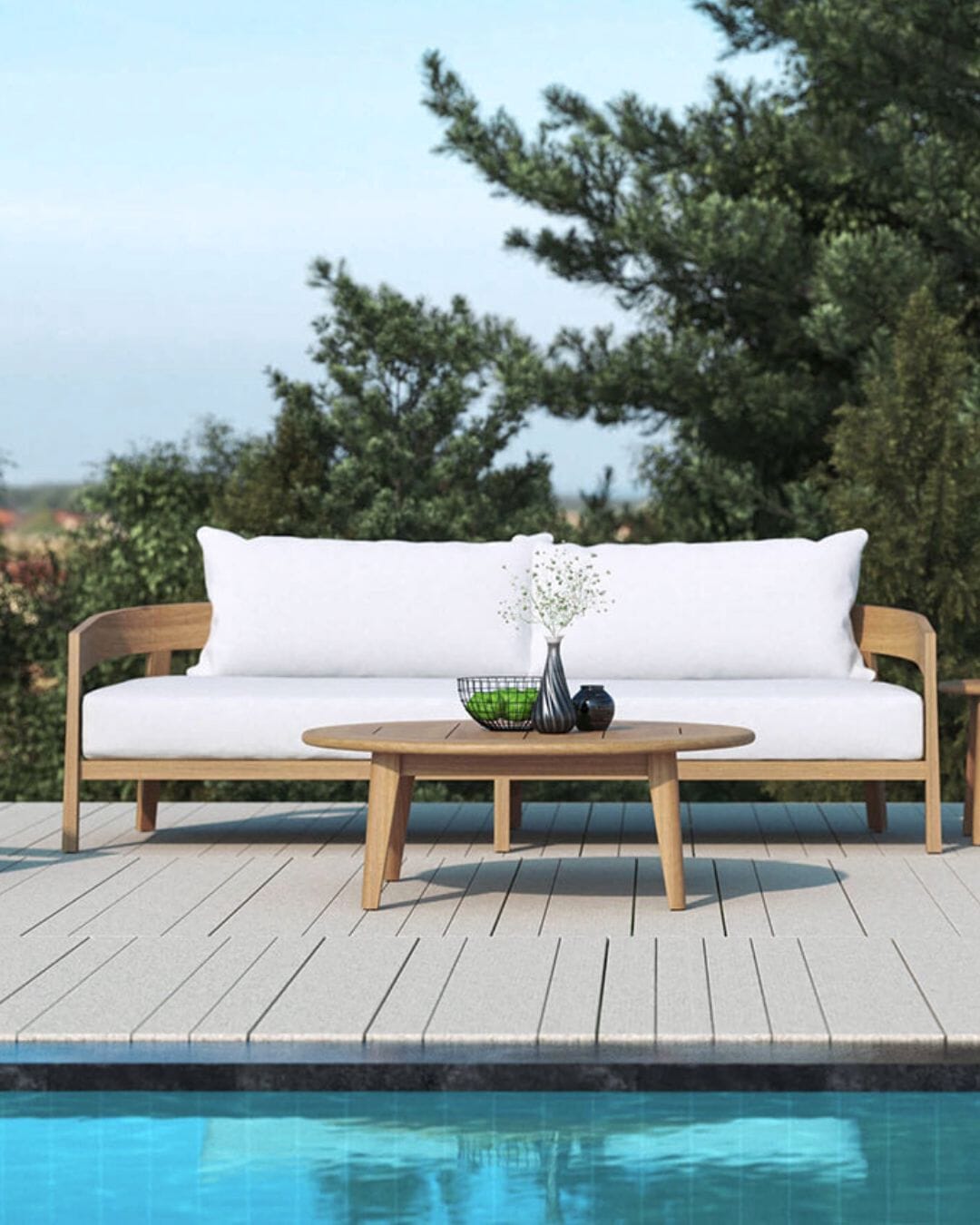 Kirra Outdoor Three Seater Sofa (Three Colours) Sun Republic 