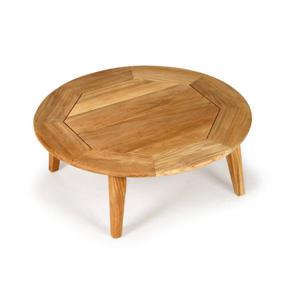Kirra Round Teak Outdoor Coffee Table Sun Republic 