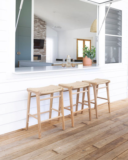Kitchen Saddle Stool Cumberland - Sand Sun Republic 