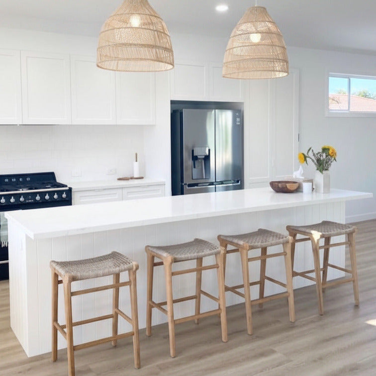 Kitchen Saddle Stool Noosa - Washed Grey Sun Republic 