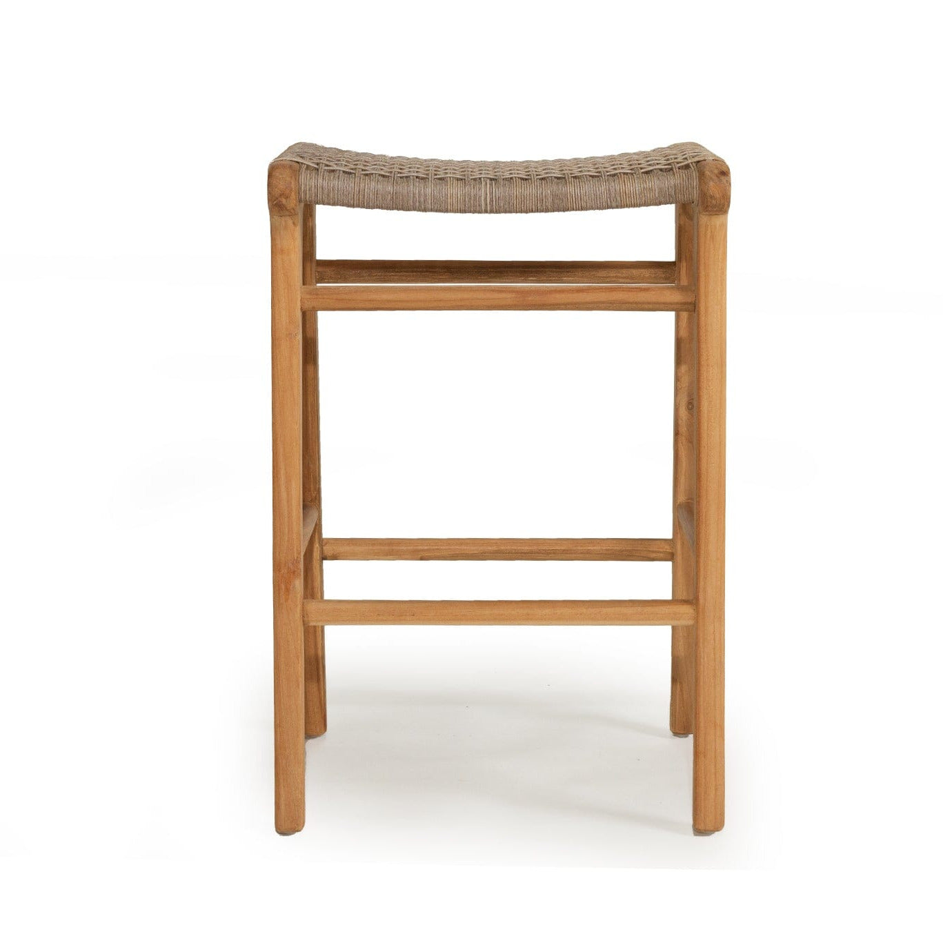 Kitchen Saddle Stool  - Washed Grey Sun Republic 