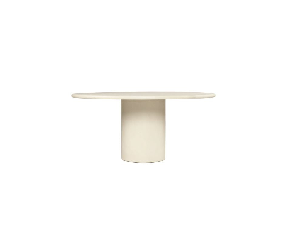 Litorale Micro Cement Dining Table Round Sun Republic 