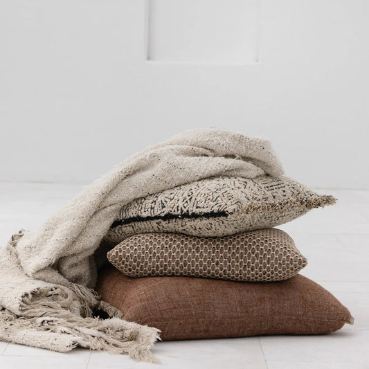 Looma Throw - Handloomed Linen & Cotton Sun Republic 