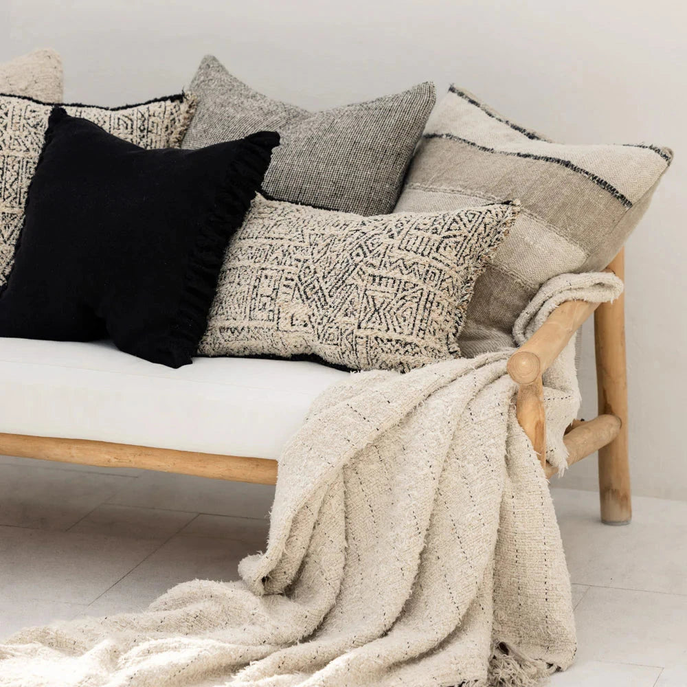 Looma Throw - Handloomed Linen & Cotton Sun Republic 