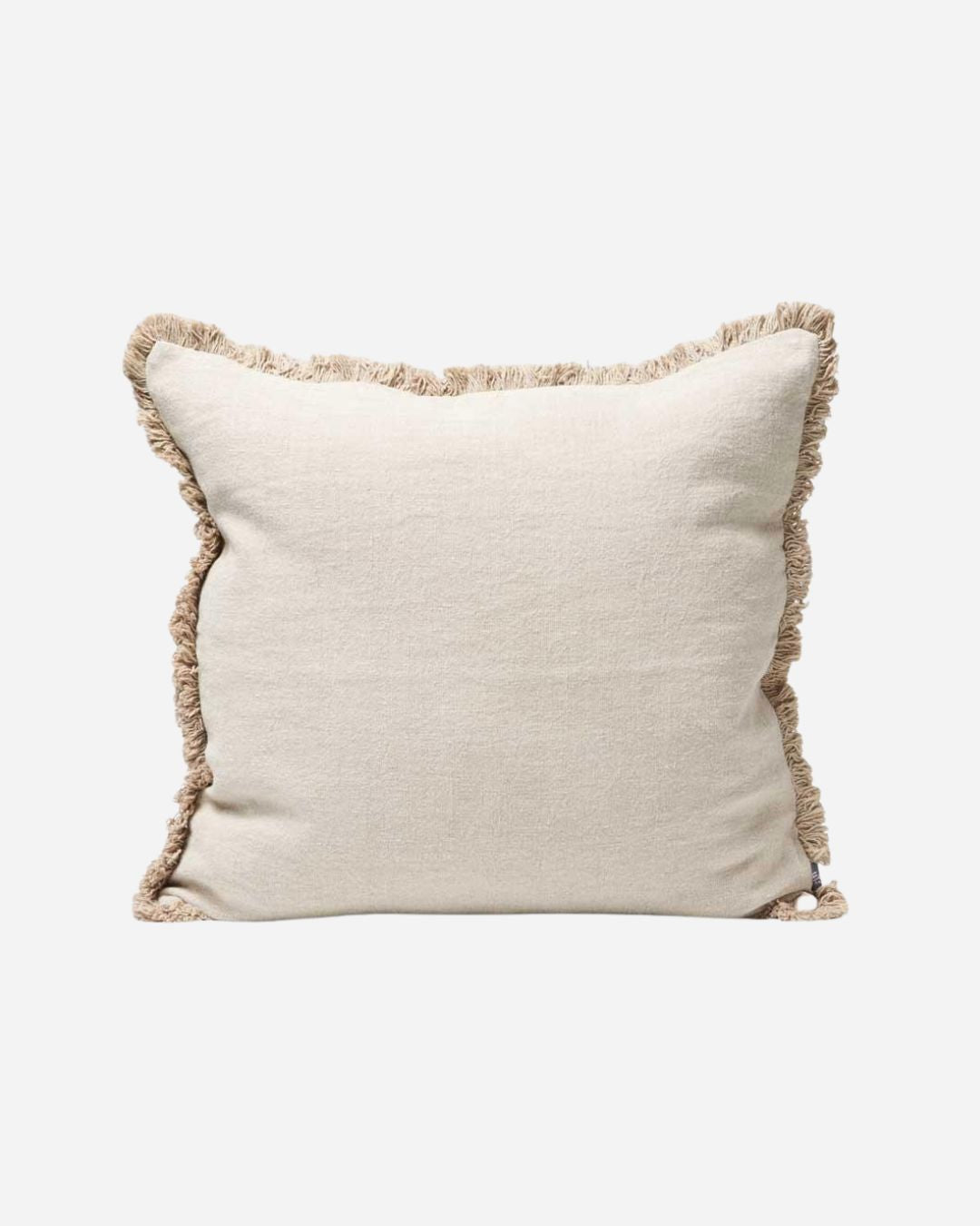 Luca Boho Linen Cushion - Natural | With Feather Insert Eadie Lifestyle 