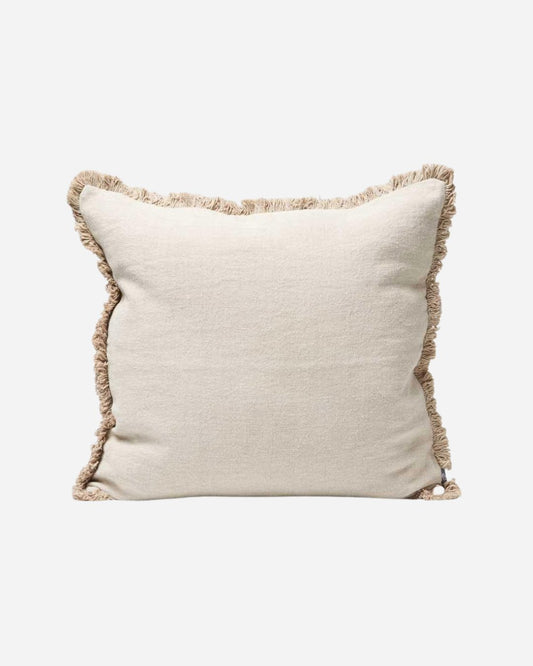 Luca Boho Linen Cushion - Natural | With Feather Insert Eadie Lifestyle 