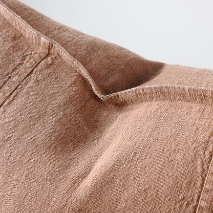 Luca Linen Cushion - Clay | With Feather Insert Sun Republic 