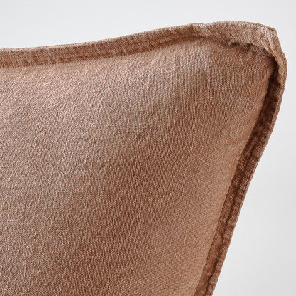 Luca Linen Cushion - Clay | With Feather Insert Sun Republic 