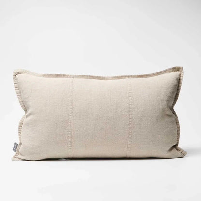 Luca Linen Cushion - Natural | With Feather Insert Sun Republic 