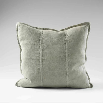 Luca Linen Cushion - Pistachio | With Feather Insert Sun Republic 
