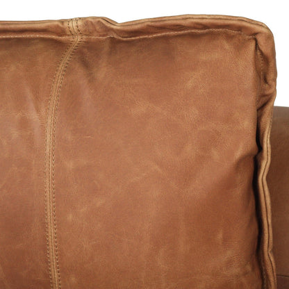 Luna Leather One Seater - Vintage Tan Brown Sun Republic 