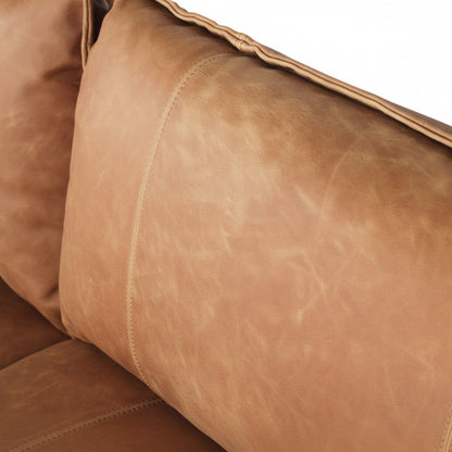 Luna Leather Three Seater Sofa Sun Republic 